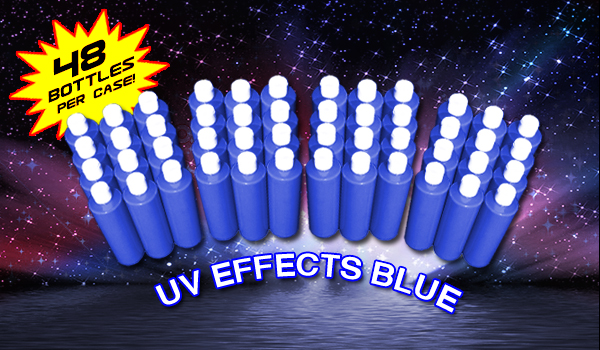 16oz Bottles - UV Effects Paint Blacklight Party/Skin Design Paint - Blue