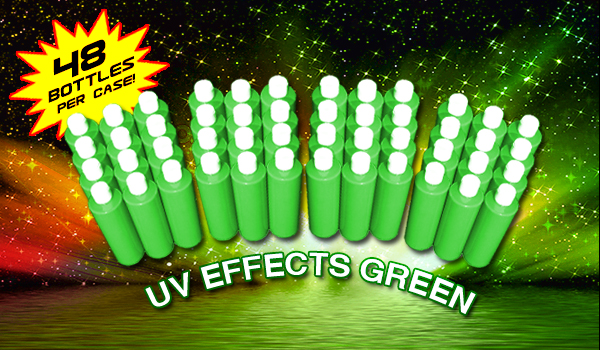 16oz Bottles - UV Effects Paint Blacklight Party/Skin Design Paint - Green