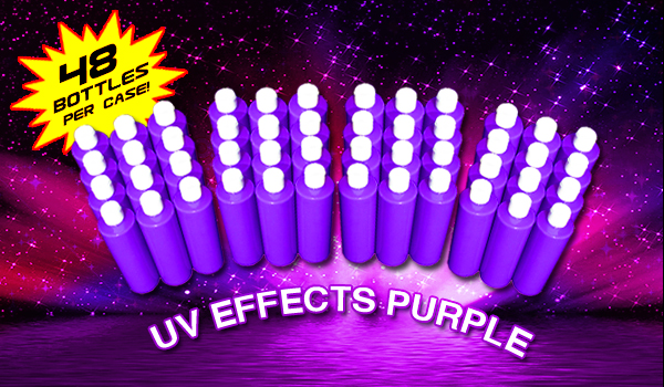 16oz Bottles - UV Effects Paint Blacklight Party/Skin Design Paint - Purple