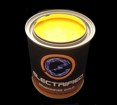 32oz Glow in the Dark Paint -Dragonfire Gold