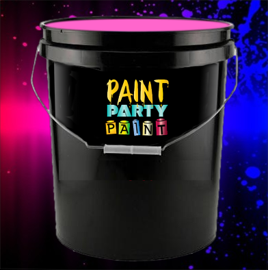 Black Light Paint - Washable Fluorescent - 5 Gallon Pink