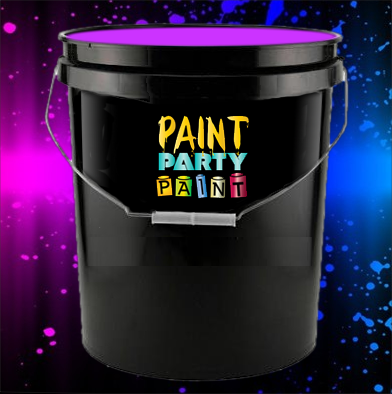 Black Light Paint - Washable Fluorescent - 5 Gallon Purple